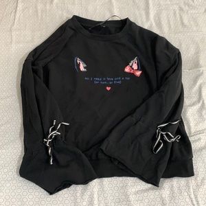 Long-wide sleeve shirt cat M